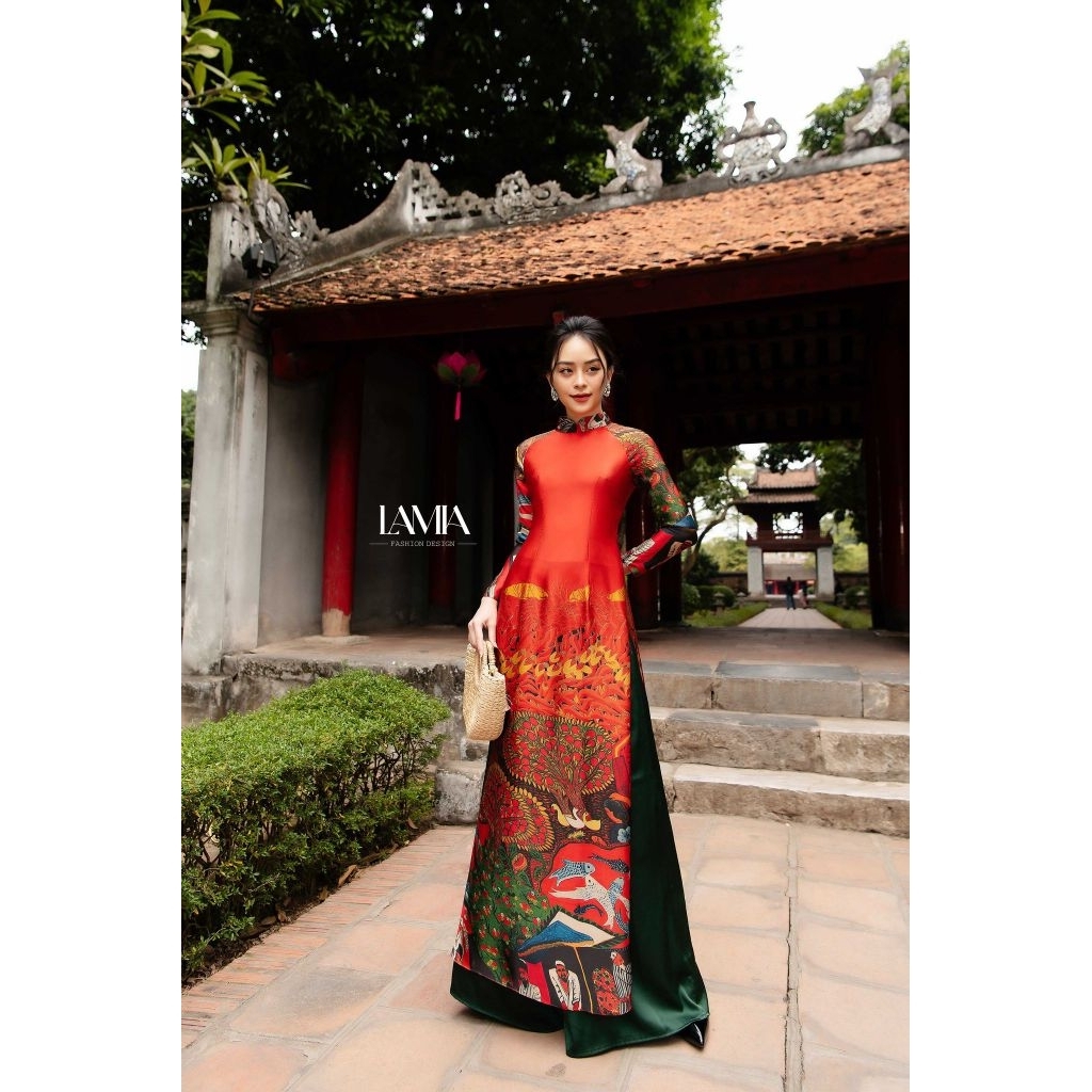 Áo dài truyền thống Lamia size S
