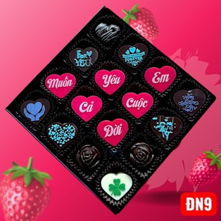 (Mẫu đặc biệt) Socola valentine (viết chữ theo yêu cầu)