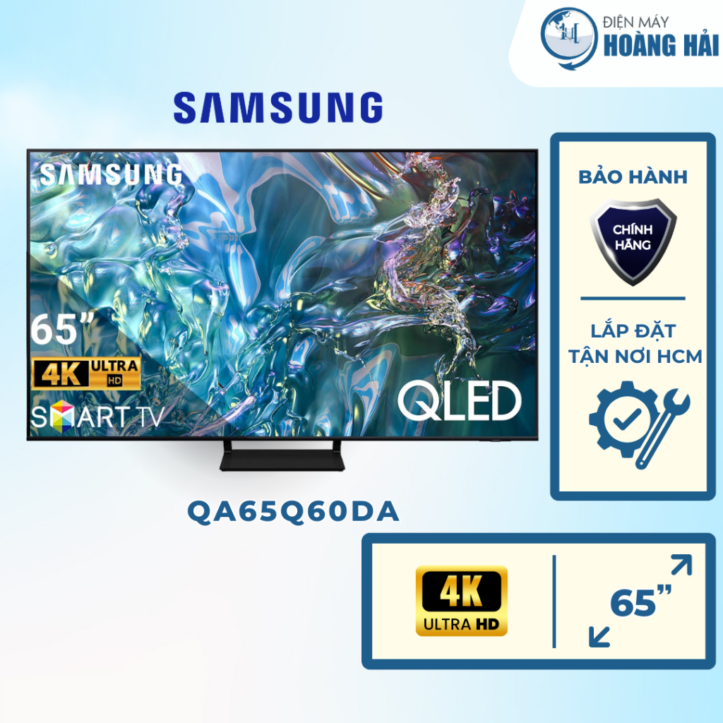 QA65Q60DAKXXV | Smart TV QLED 4K Samsung 65 inch QA65Q60DAKXXV - Hàng chính hãng
