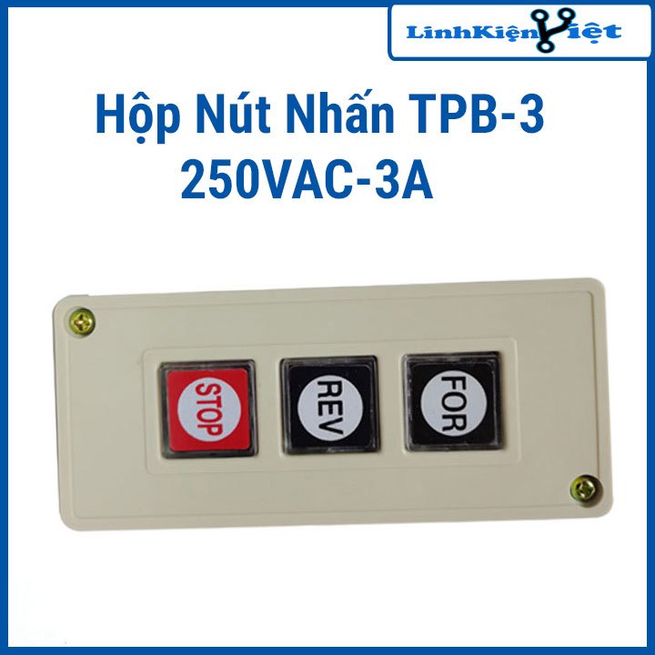 Hộp Nút Nhấn TPB-3 250VAC-3A