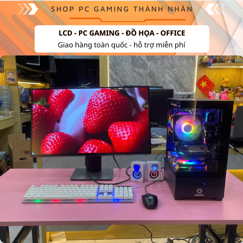 PC Gaming Core i5 12400F RAM 8GB SSD 256GB VGA GTX 1050Ti