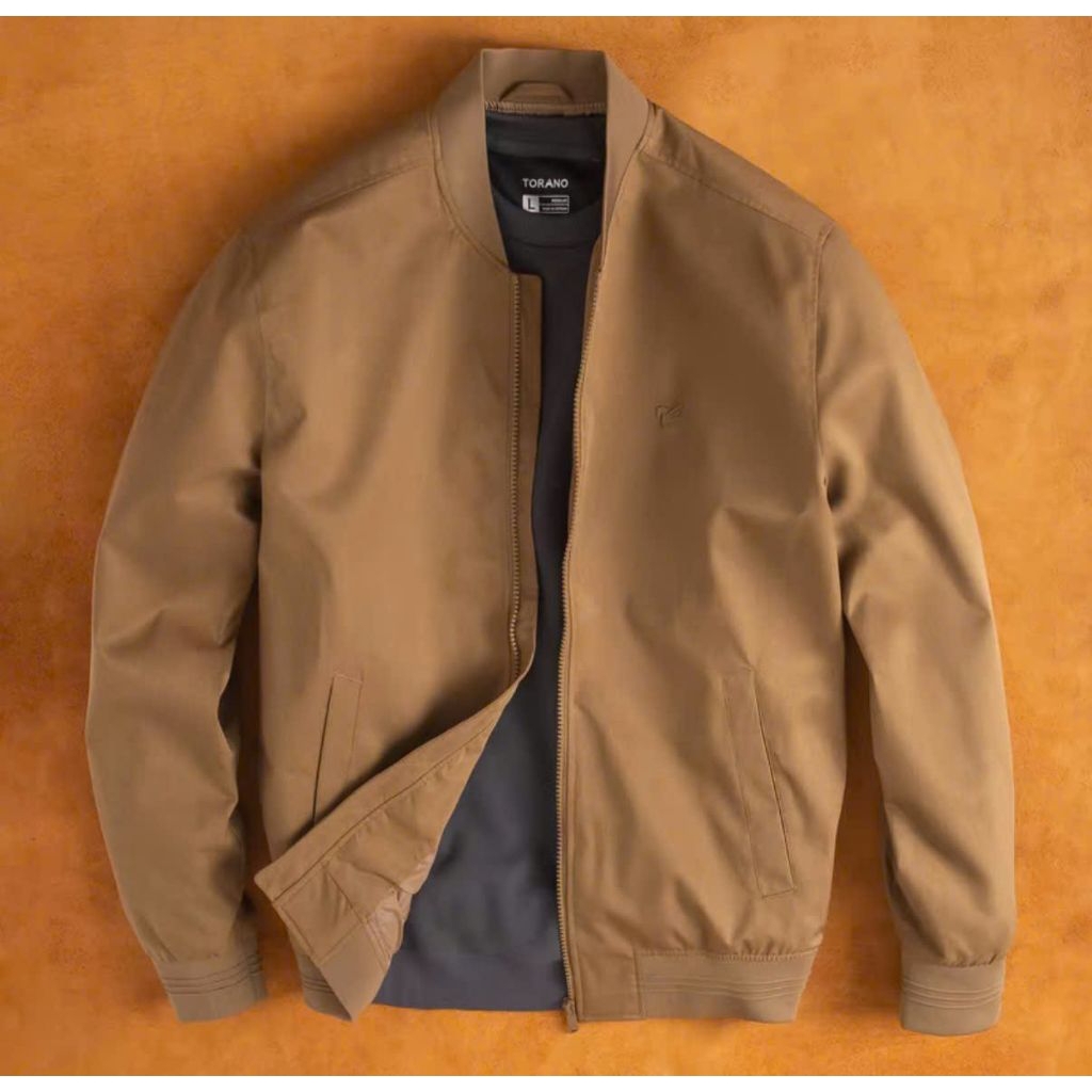 [PASS] Áo khoác gió bomber nam Torano 2 lớp basic vải hiệu ứng phong cách