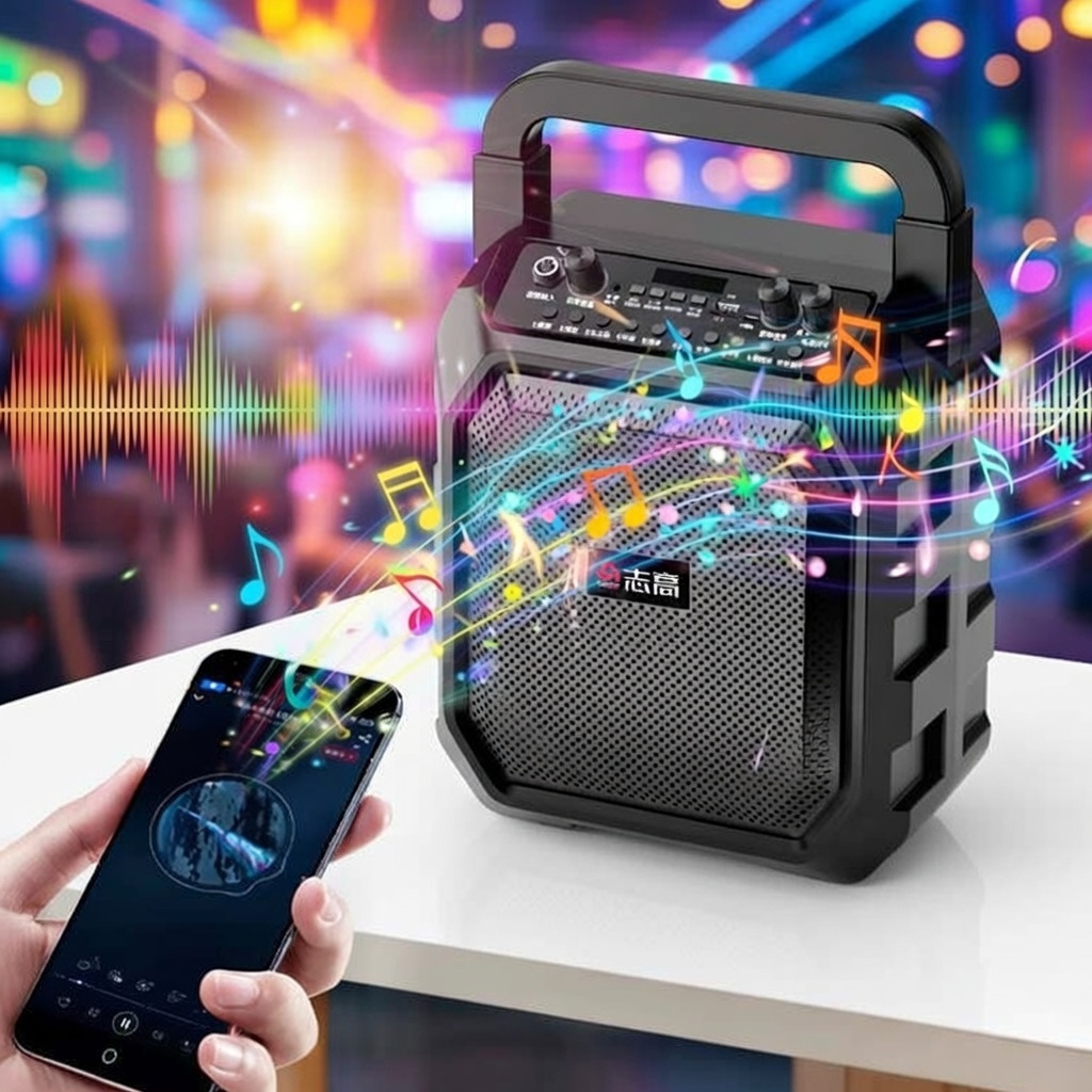 ( Loa Bluetooth M63) LOA KARAOKE XÁCH TAY CHIGO M63 - SIÊU PHẨM GIẢI TRÍ - CÔNG SUẤT LỚN, ÂM BASS CỰ