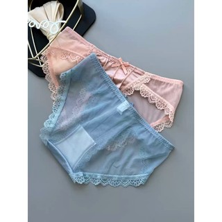 Sét 5 Quần Lót Nữ, Quần Lót Su Ren Lưới Sexy Phối Họa Nơ Gợi Cảm Quyến Rũ 1019