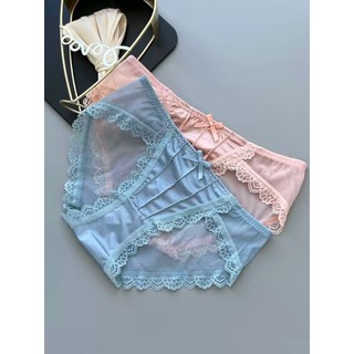 Sét 5 Quần Lót Nữ, Quần Lót Su Ren Lưới Sexy Phối Họa Nơ Gợi Cảm Quyến Rũ 1019