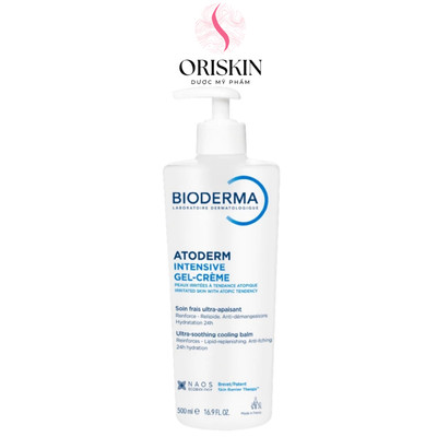 Bioderma Gel Dưỡng Ẩm Chuyên Sâu Cho Da Khô, Rất Khô Dùng Được Cho Cả Trẻ Sơ Sinh Bioderma Atoderm Intensive Gel Cream