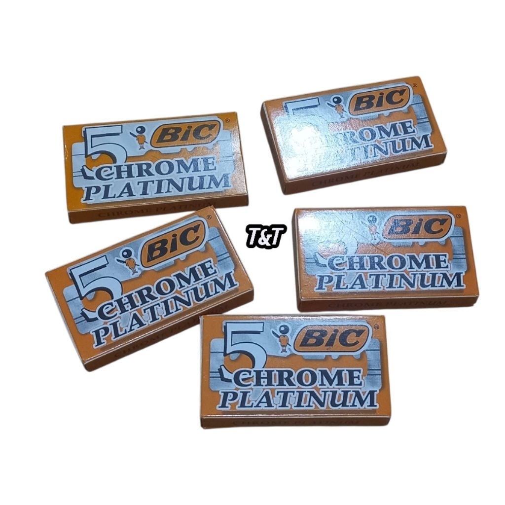 Combo 5 hộp lưỡi lam trắng Vidyut/ Bic (25 lưỡi)