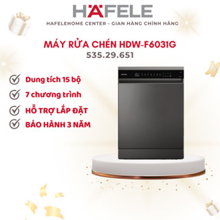 Máy Rửa Chén 15 Bộ HDW-F6031G Hafele 535.29.651 - Độc Lập Tiết Kiệm Nước