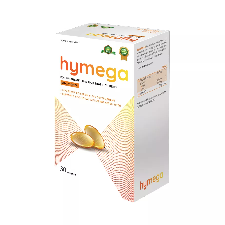 (có quà tặng) DHA Hymega - Viên uống bổ sung DHA EPA cho bà bầu, mẹ sau sinh hộp 30 viên