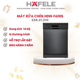 Máy Rửa Chén Độc Lập HDW-F60EB Hafele 538.21.310 - Dung Tích Lớn Chính Hãng