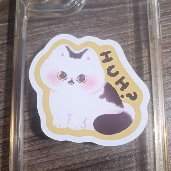 Sticker mèo huh? - nhãn dán meme mèo vui nhộn