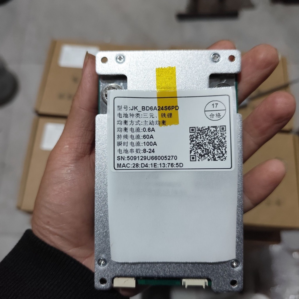 m1 Mạnh Jk BMS 8-24s (60A) Mẫu Mới Có Cân Bằng Chủ Động