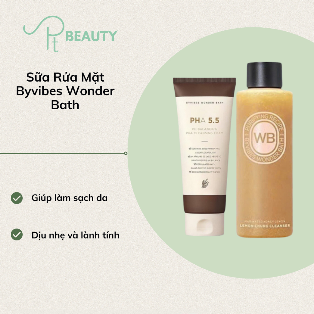 Sữa rửa măt BYVIBES WONDER BATH Hàn Quốc