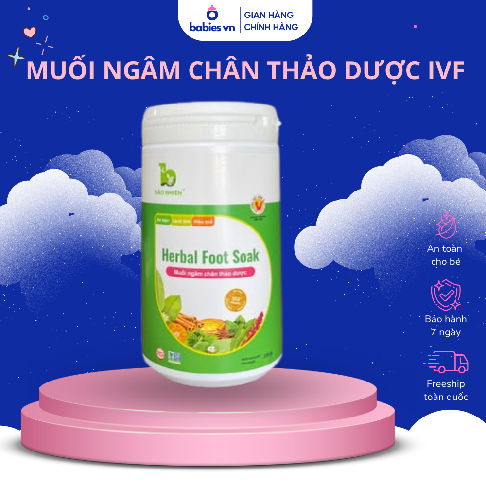 [XẢ HÀNG ĐÓN TẾT] Muối ngâm chân thảo dược IVF BN