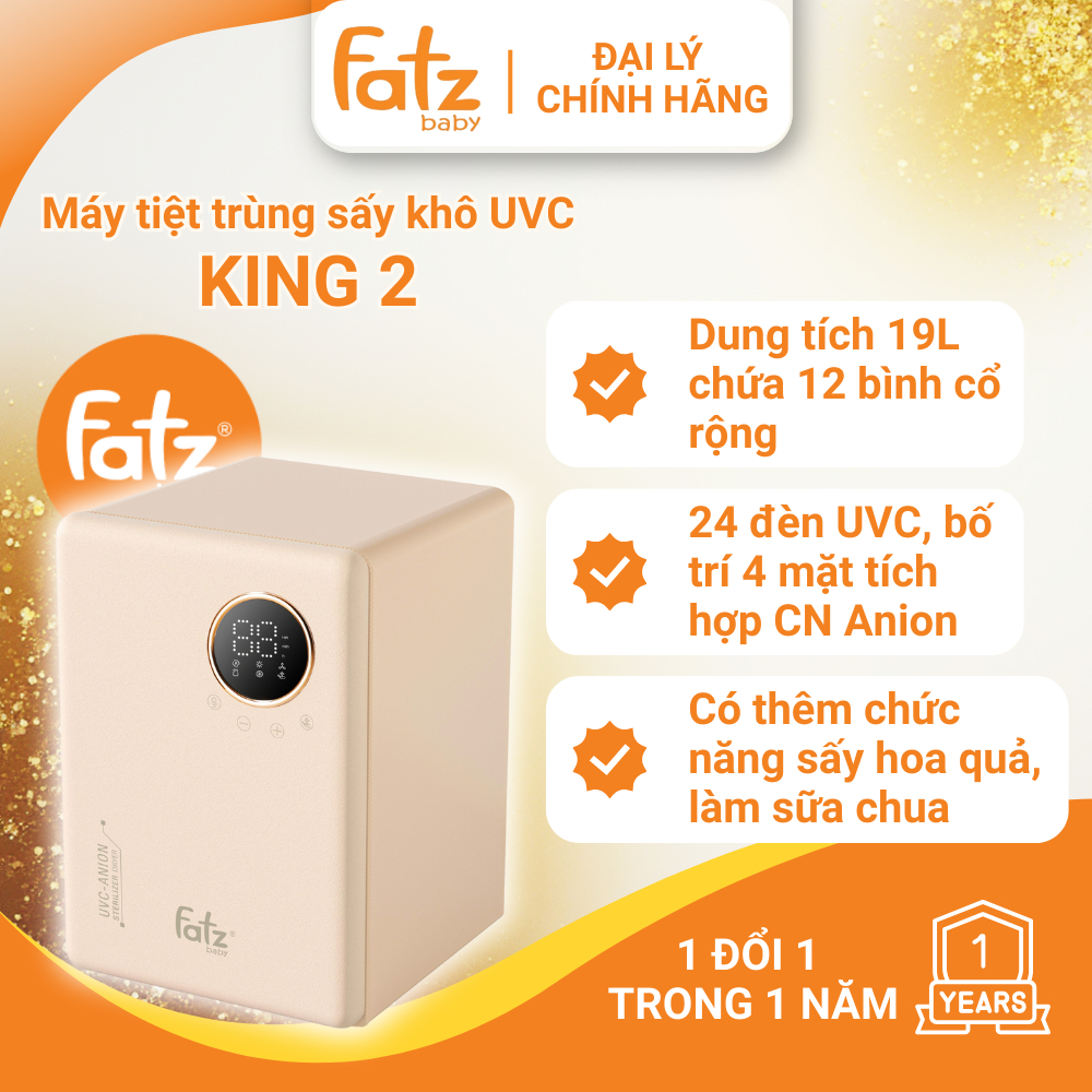 Máy tiệt trùng sấy khô UV Fatz baby KING 2 FB4799BT