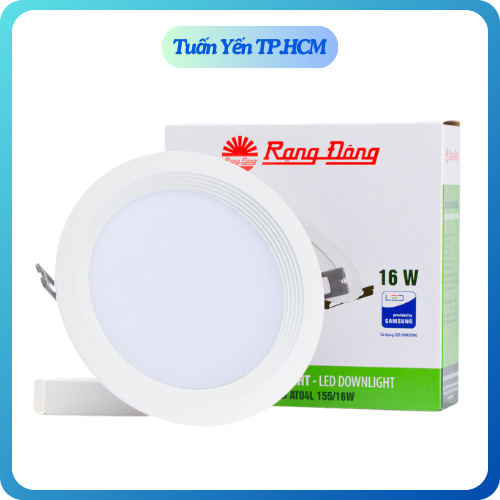 Đèn led âm trần Downlight Rạng Đông AT04 155/16W mặt nạ 180 ánh sáng trắng