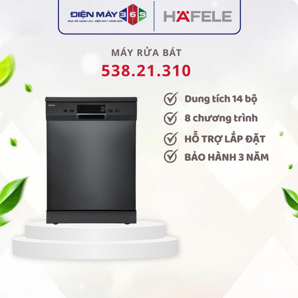 Máy Rửa Chén HDW-F60EB Hafele 538.21.310 - Độc Lập Dung Tích Lớn Gia Đình