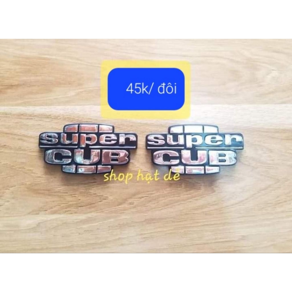 Tem cốp nổi xe cub 82