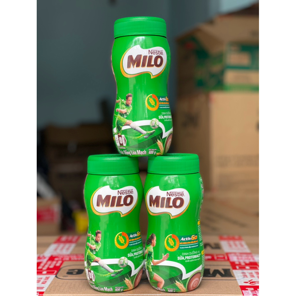 thức uống lúa mạch Mi lô dạng bột hũ 400g