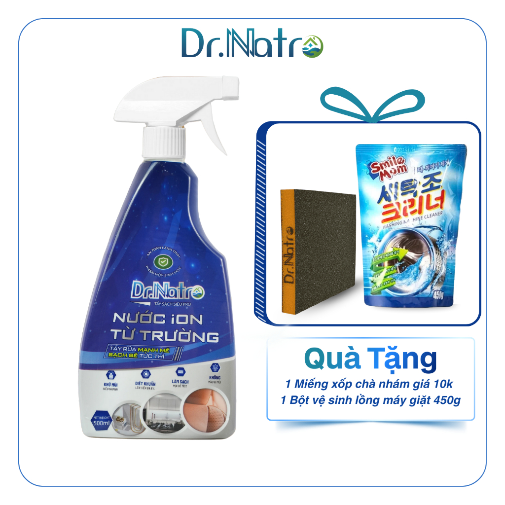 Tẩy đa năng Dr Natro tẩy sạch mọi vết bẩn 500 ml Dr.Natro
