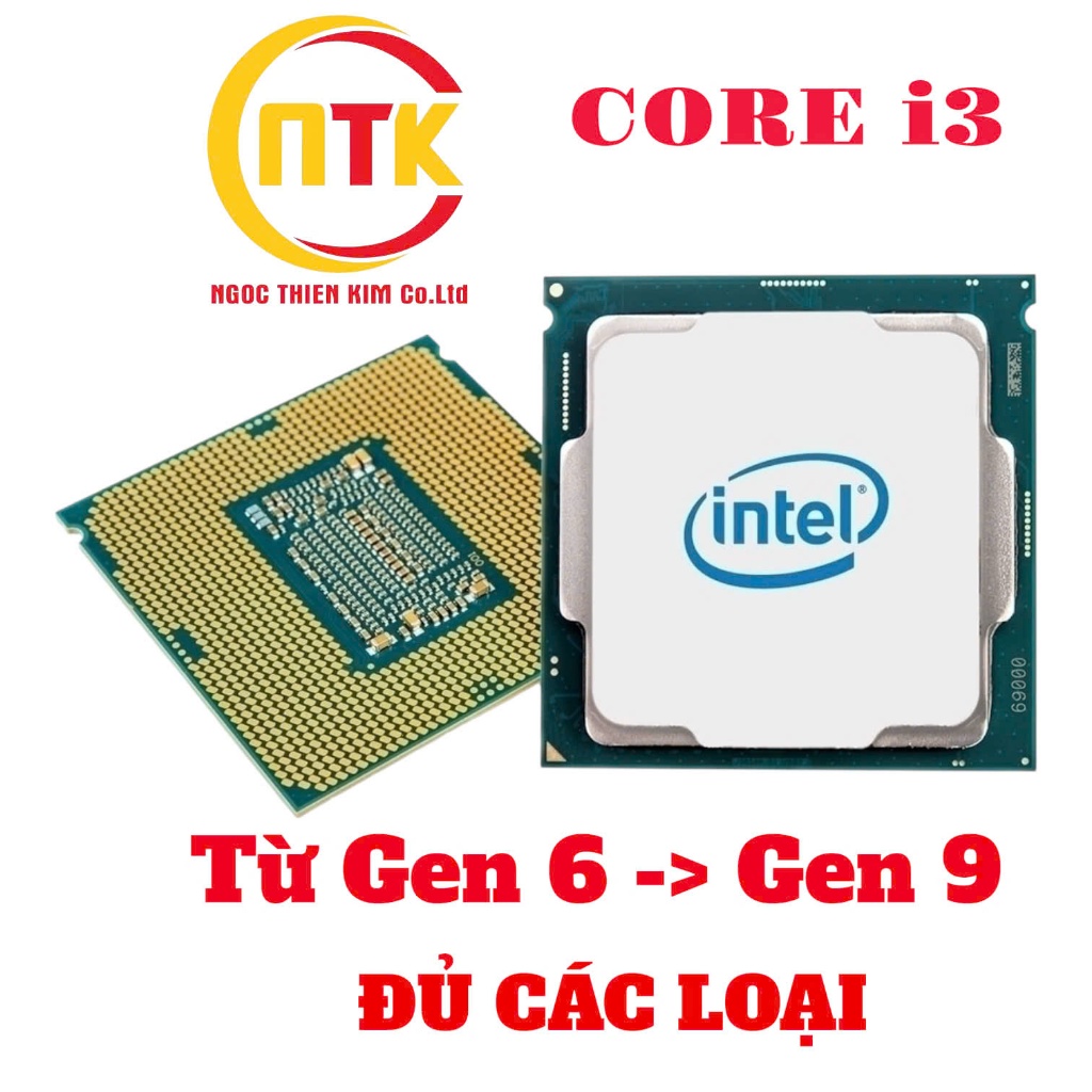 CPU i3 9100, i3 9100F, i3 8100, i3 7100, i3 6100