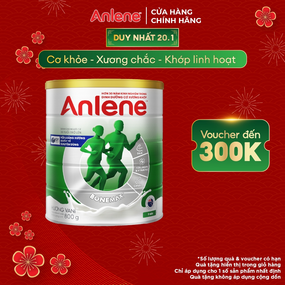 Sữa Bột Anlene Hương Vani 800g