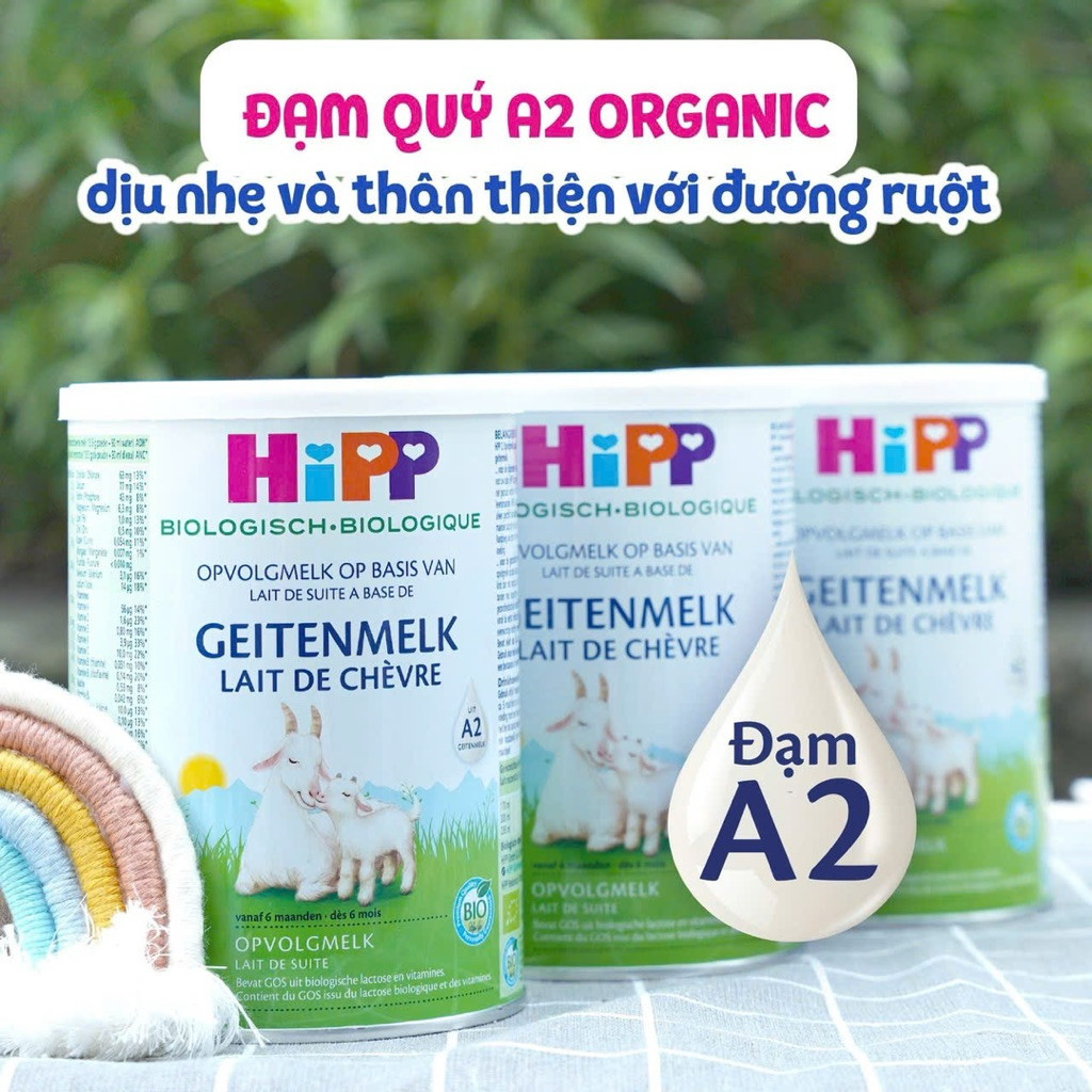 Sữa HiPP Dê Combiotic Organic số 1 – Lon 350g | Dành cho bé 0–6 tháng tuổi