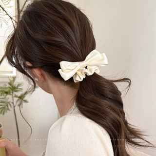 Cột tóc scrunchies nơ tiểu thư