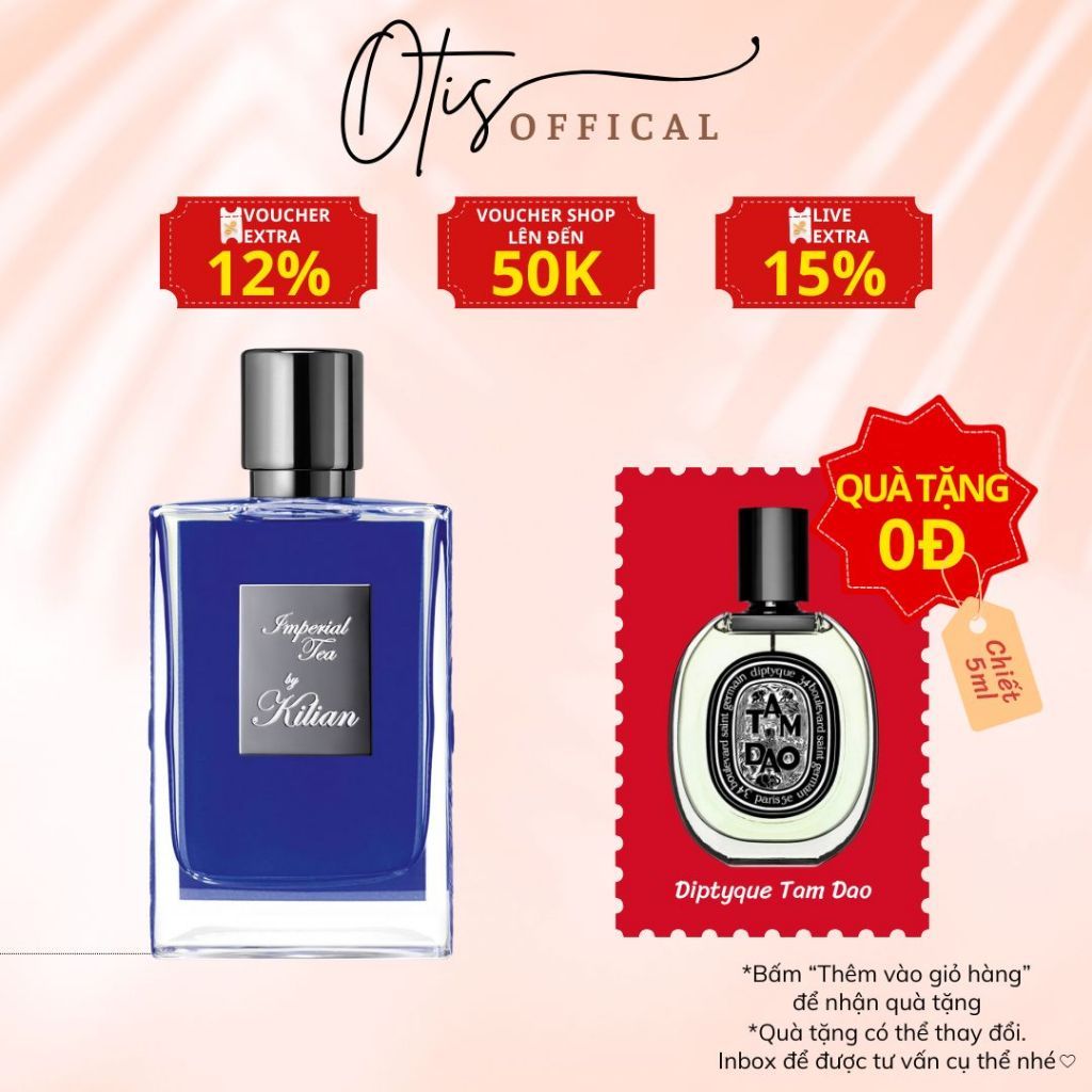 Nước Hoa Chiết 10ml Unisex Kilian Imperial Tea Hương Thơm Tươi mát, Thanh lịch, Tinh tế