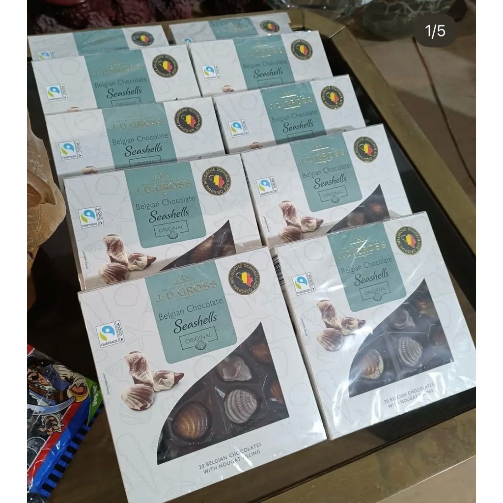 🍫 Socola Bỉ J.D. Gross Seashells