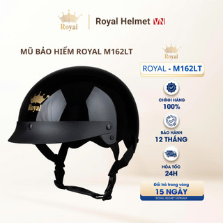 [FULL MÀU] Mũ Bảo Hiểm Lưỡi Trai 1/2 Đầu nón Royal M162 Thời Trang Cho Nam Và Nữ Bán Chạy Chính Hãng