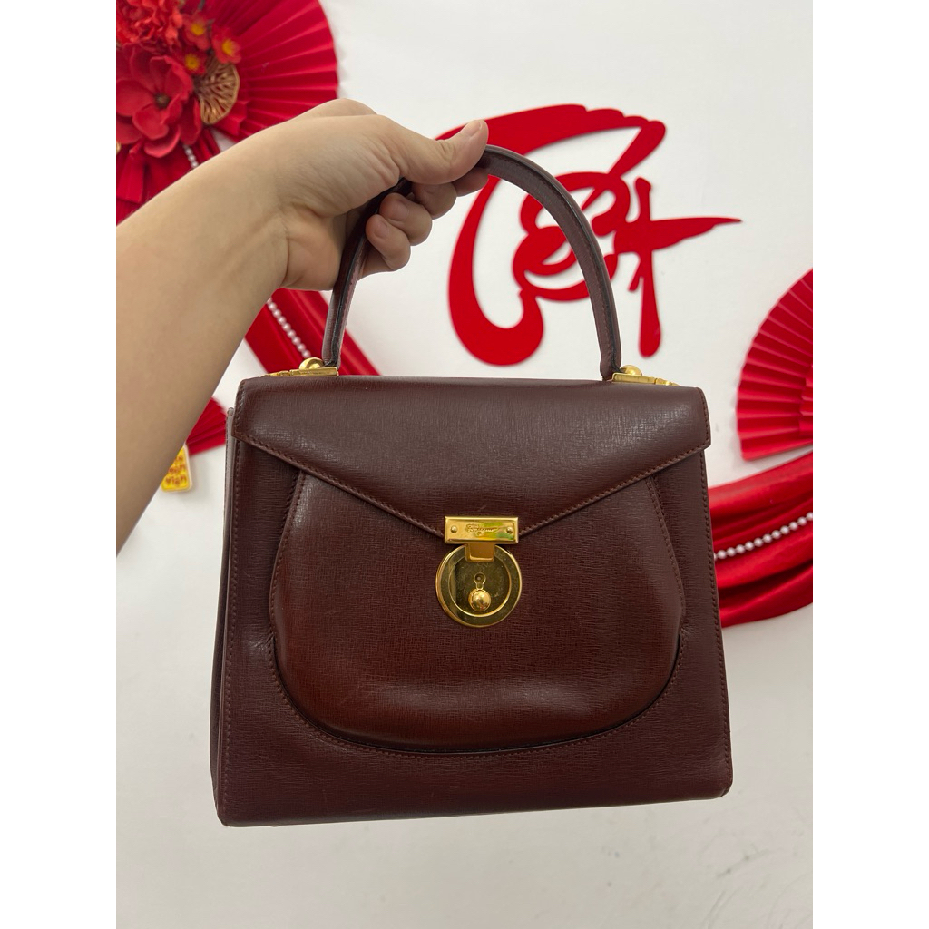 [2nd] Túi Salvatore Au ten ic