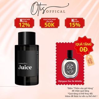 Nước Hoa Chiết 10ml Unisex Commodity Juice (đen) Hương Thơm Tươi mới, Tự nhiên, Hiện đại