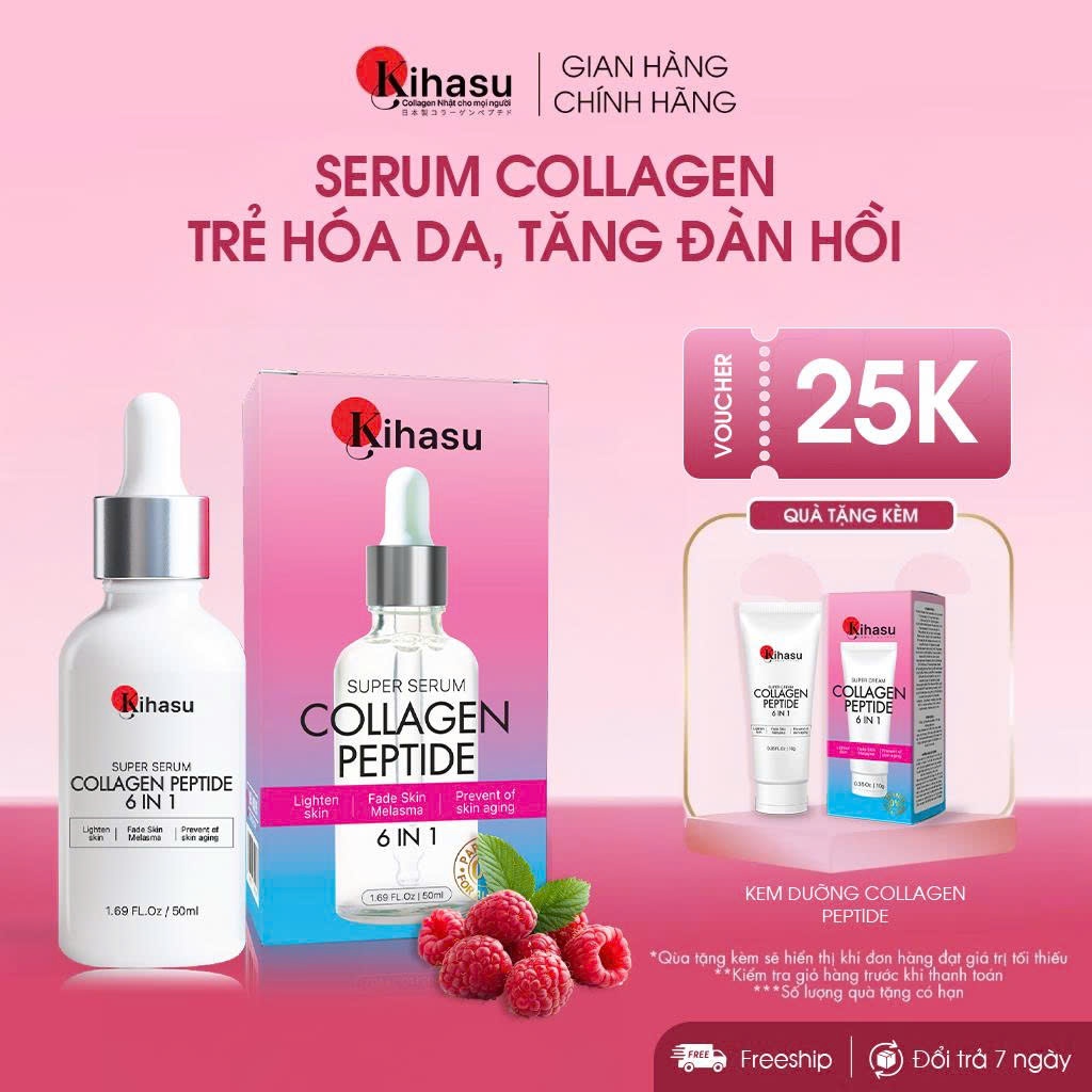 [LIVE] Serum Kihasu Collagen Nhật Bản Hỗ Trợ Chống Lão Hóa, Tăng Độ Đàn Hồi Cho Da