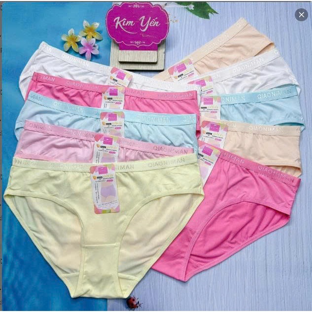 Combo 10 quần lót nữ, quần lót cotton Thái co giãn thoải mái từ 40-70kg (767) - Shop Kim Yến 5
