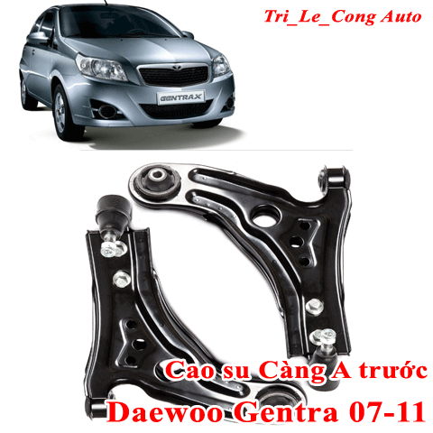 Bộ rotuyn trụ đứng dưới + cao su càng A trong ngoài trước Daewoo Gentra 2007–2011 1.4 AT MT