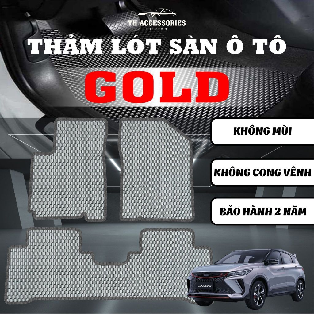 Thảm lót sàn ô tô Geely Coolray cao su cao cấp – Chống Nước, Không Mùi, Độ Bền Cao