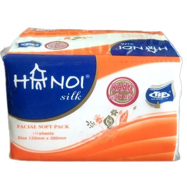 Giấy ăn lụa Hà Nội 150 tờ 3 lớp