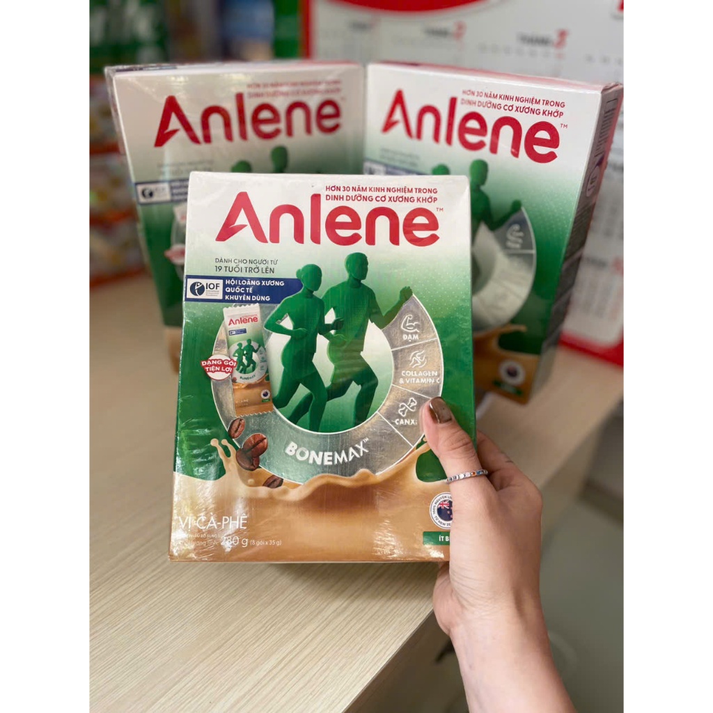 [CHÍNH HÃNG] 1 Hộp Sữa bột Anlene  440g vị cafe - date 2027