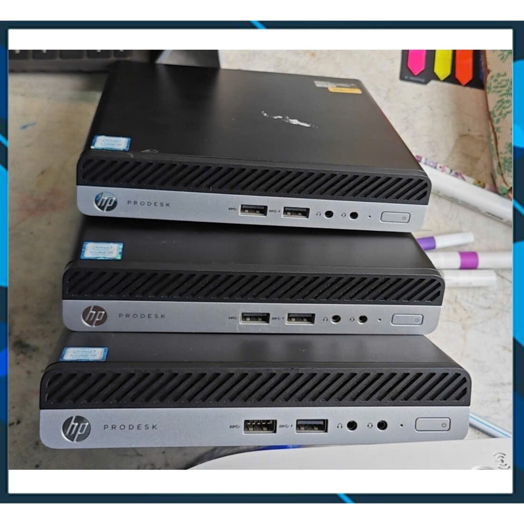 Máy tính Mini HP ProDesk 400 G4 Mini PC nhập khẩu Châu Âu - Đức – Core i5-8500T, Ram 8G, SSD 250G