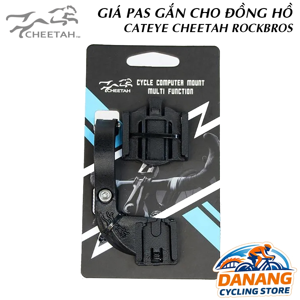Giá Pas Gắn Đồng Hồ Xe Đạp Tương Thích CATEYE, Cheetah, Rockbros – Chắc Chắn, Dễ Lắp