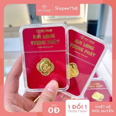 Quà Tặng Kim Long Vượng Phát LNLOC 0.025 Chỉ Vàng 24k Huy Thanh Jewelry
