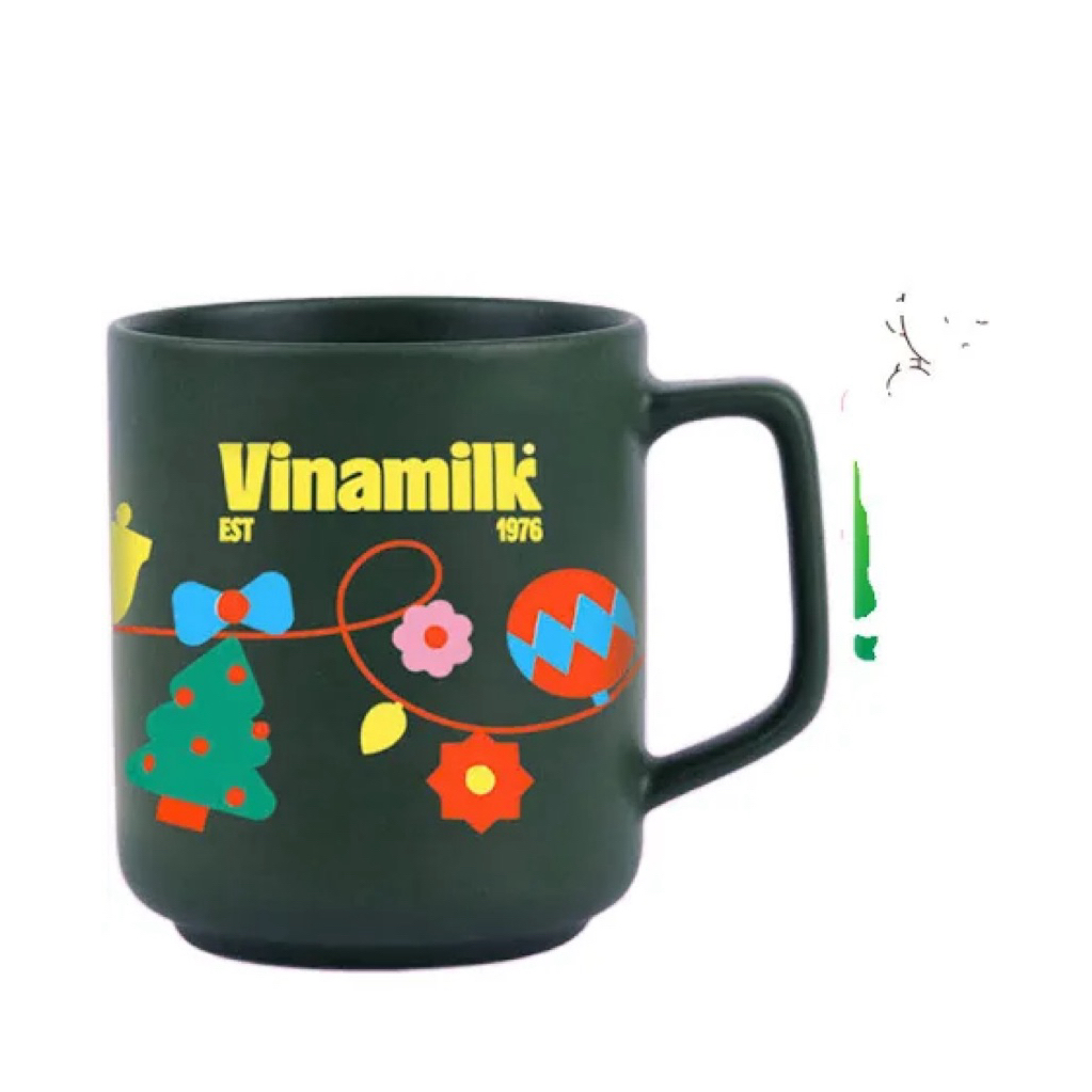 LY SỨ XANH NOEL VINAMILK Donghwa 400ml