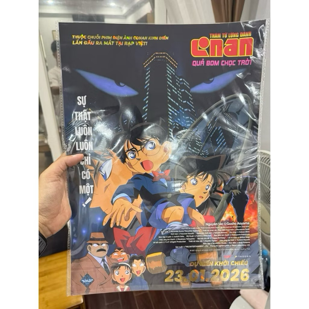 Poster Movie Conan Quả Bom Chọc Trời