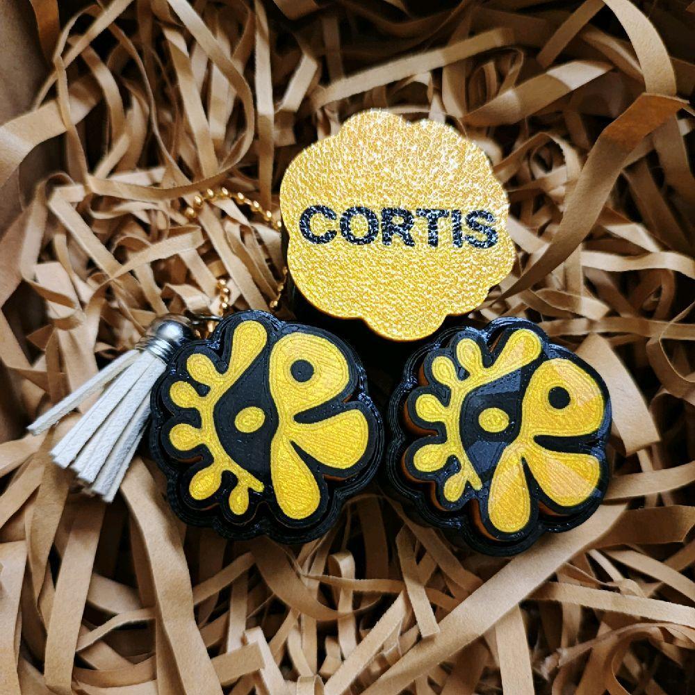 Móc khóa NFC Tag Clicker logo Kpop in 3D (Fanmade - Unofficial)