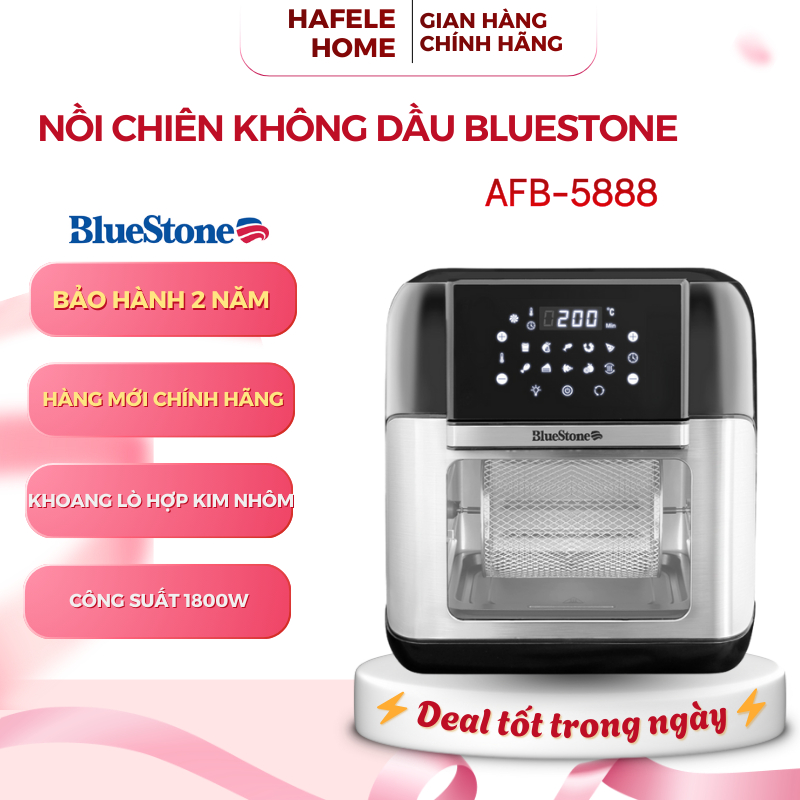 Nồi Chiên Không Dầu BlueStone AFB-5888 10 Lít – Điều Khiển Cảm Ứng Điện Tử – EEH