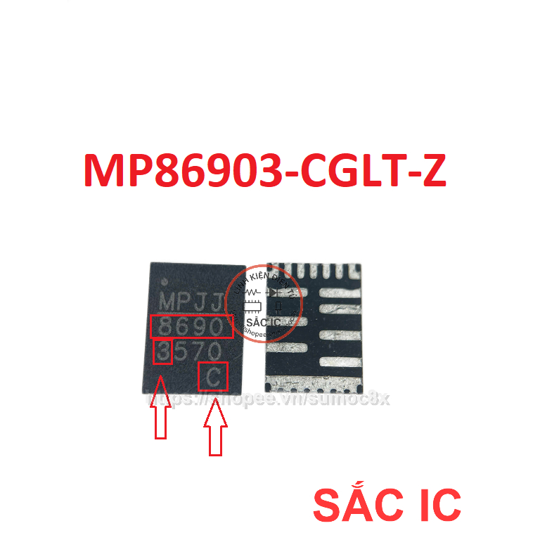 [MP70] MP86903-CGLT-Z MP8690 MP86903C TQFN21 MP86903 8690 86903 ic nguồn trên bo mạch - Mới nguyên b