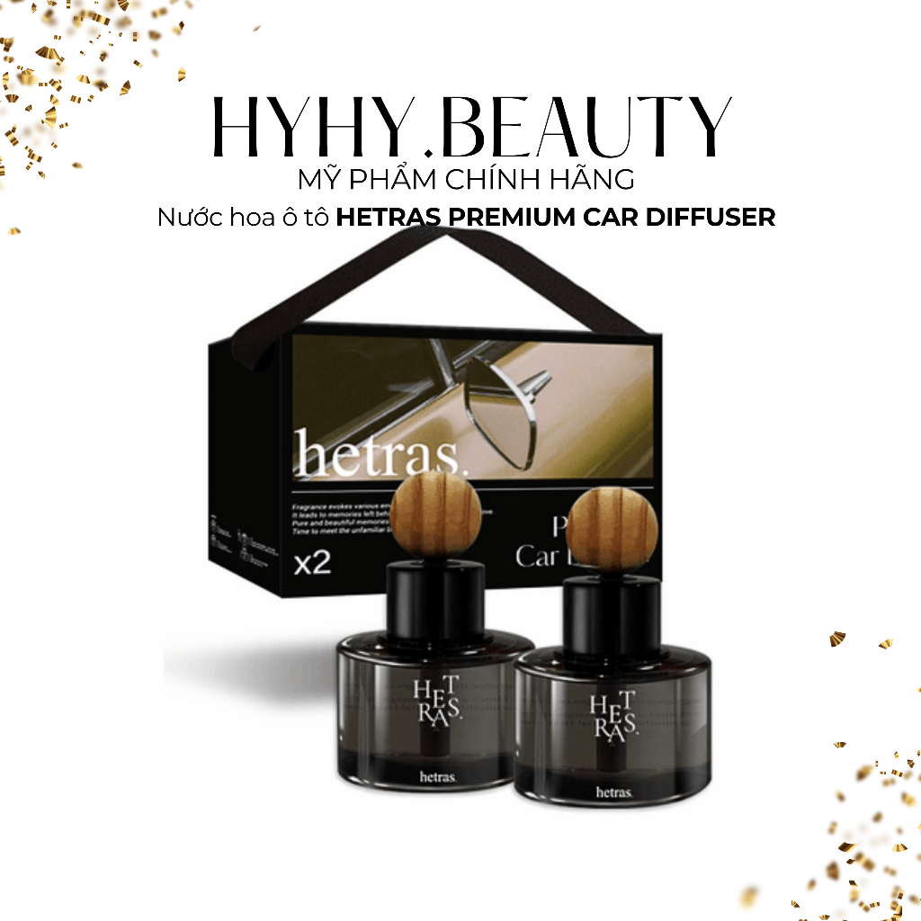 Tinh dầu nước hoa ô tô Hetras Premium Car Diffuser