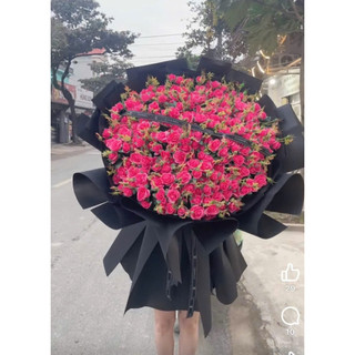 Combo 5-10 cành hoa hồng tỷ muội lụa