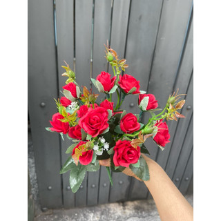 Combo 5-10 cành hoa hồng tỷ muội lụa